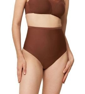 ΣΛΙΠΑΚΙ TRIUMPH TRIUMPH SHAPE SMART HIGHWAIST STRING ΣΚΟΥΡΟ ΚΑΦΕ (L) ΣΛΙΠΑΚΙ TRIUMPH TRIUMPH SHAPE SMART HIGHWAIST STRING ΣΚΟΥΡΟ ΚΑΦΕ (L)