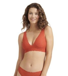 SLOGGI ΣΟΥΤΙΕΝ SLOGGI ZERO FEEL LACE 2.0 BRALETTE ΚΑΡΠΟΥΖΙ