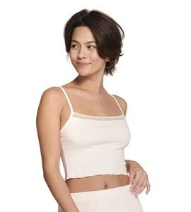 CROP TOP SLOGGI GO RIBBED ΜΠΕΖ (L) CROP TOP SLOGGI GO RIBBED ΜΠΕΖ (L)