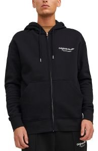 HOODIE ΜΕ ΦΕΡΜΟΥΑΡ JACK & JONES JORVESTERBRO 12241691 ΜΑΥΡΟ (S) HOODIE ΜΕ ΦΕΡΜΟΥΑΡ JACK & JONES JORVESTERBRO 12241691 ΜΑΥΡΟ (S)