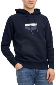 HOODIE JACK & JONES JORDALSTON 12242197 ΣΚΟΥΡΟ ΜΠΛΕ (XL) HOODIE JACK & JONES JORDALSTON 12242197 ΣΚΟΥΡΟ ΜΠΛΕ (XL)
