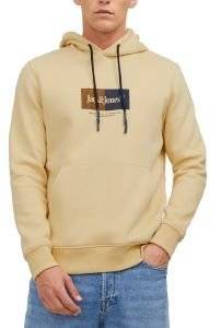 HOODIE JACK - JONES JORDALSTON 12242197 ΑΝΟΙΧΤΟ ΚΙΤΡΙΝΟ