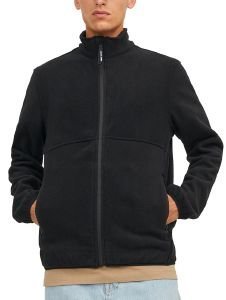 ΤΖΑΚΕΤ JACK & JONES JJFLAME FLEECE 12244870 ΜΑΥΡΟ (S) ΤΖΑΚΕΤ JACK & JONES JJFLAME FLEECE 12244870 ΜΑΥΡΟ (S)