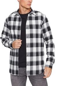 ΠΟΥΚΑΜΙΣΟ JACK & JONES JJPLAIN ΚΑΡΟ 12236873 ΛΕΥΚΟ/ΜΑΥΡΟ (L) ΠΟΥΚΑΜΙΣΟ JACK & JONES JJPLAIN ΚΑΡΟ 12236873 ΛΕΥΚΟ/ΜΑΥΡΟ (L)