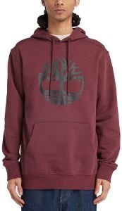 HOODIE TIMBERLAND CORE LOGO TB0A2BJH ΜΠΟΡΝΤΩ (M) HOODIE TIMBERLAND CORE LOGO TB0A2BJH ΜΠΟΡΝΤΩ (M)