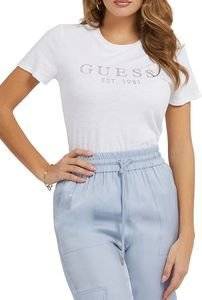 T-SHIRT GUESS 1981 CRYSTAL W3GI76K8G01 ����� (S)