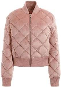 ������� GUESS EVA QUILTED BOMBER W3YL08WFIS0 ��� (S)