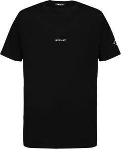 T-SHIRT REPLAY WITH LOGO PRINT M6644 .000.2660 098 ����� (L)