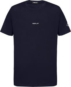 T-SHIRT REPLAY WITH LOGO PRINT M6644 .000.2660 576 ΣΚΟΥΡΟ ΜΠΛΕ (XL) T-SHIRT REPLAY WITH LOGO PRINT M6644 .000.2660 576 ΣΚΟΥΡΟ ΜΠΛΕ (XL)