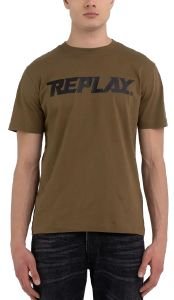 T-SHIRT REPLAY WITH PRINT M6658 .000.2660 238 ΣΚΟΥΡΟ ΧΑΚΙ (XL) T-SHIRT REPLAY WITH PRINT M6658 .000.2660 238 ΣΚΟΥΡΟ ΧΑΚΙ (XL)