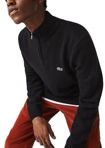 LACOSTE ΠΟΥΛΟΒΕΡ LACOSTE HALF ZIP AH1953 031 ΜΑΥΡΟ