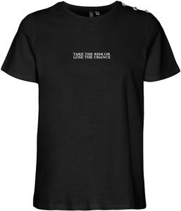 T-SHIRT VERO MODA VMGITA 10303940 ΜΑΥΡΟ (S) T-SHIRT VERO MODA VMGITA 10303940 ΜΑΥΡΟ (S)