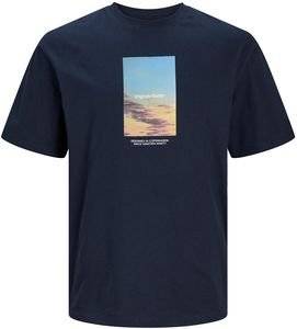 T-SHIRT JACK & JONES JORVESTERBRO PICTURE 12250421 ������ ���� (XL)
