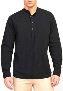 ΜΠΛΟΥΖΑ ΜΑΚΡΥΜΑΝΙΚΗ JACK & JONES JJESUMMER TUNIC LINEN 12248410 ΜΑΥΡΟ (M) ΜΠΛΟΥΖΑ ΜΑΚΡΥΜΑΝΙΚΗ JACK & JONES JJESUMMER TUNIC LINEN 12248410 ΜΑΥΡΟ (M)
