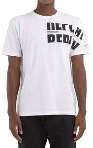 T-SHIRT REPLAY WITH PRINT M6802 .000.2660 001 ����� (XL)
