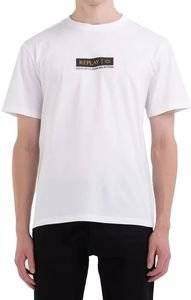 T-SHIRT REPLAY WITH PRINT M6755 .000.2660 001 ����� (L)