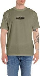 T-SHIRT REPLAY WITH PRINT M6755 .000.2660 408 ���� (XXXL)