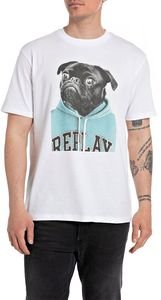 T-SHIRT REPLAY M6808 .000.22662 001 ����� (M)