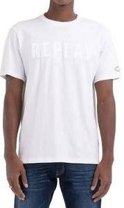 T-SHIRT REPLAY WITH PRINT M6660 .000.22662 001 ����� (XXL)