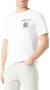 T-SHIRT REPLAY WITH MOTORCYCLE PRINT M6766 .000.22662 001 ΛΕΥΚΟ (XL) T-SHIRT REPLAY WITH MOTORCYCLE PRINT M6766 .000.22662 001 ΛΕΥΚΟ (XL)