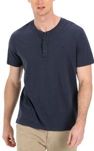 T-SHIRT CAMEL ACTIVE HENLEY 409474-9T84-47 NIGHT BLUE (M)