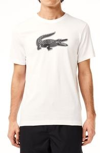 T-SHIRT LACOSTE 3D PRINT CROCODILE TH2042 AU8 ΛΕΥΚΟ/ΜΑΥΡΟ (M) T-SHIRT LACOSTE 3D PRINT CROCODILE TH2042 AU8 ΛΕΥΚΟ/ΜΑΥΡΟ (M)