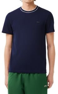 T-SHIRT LACOSTE PIQUE STRIPE COLLAR TH8174 166  