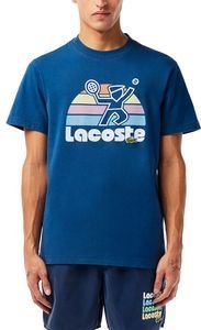 T-SHIRT LACOSTE TENNIS PRINT TH8567 HBM ΜΠΛΕ (XXL) T-SHIRT LACOSTE TENNIS PRINT TH8567 HBM ΜΠΛΕ (XXL)