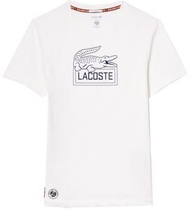T-SHIRT LACOSTE ROLAND GARROS EDITION TH9068 001 ΛΕΥΚΟ (S) T-SHIRT LACOSTE ROLAND GARROS EDITION TH9068 001 ΛΕΥΚΟ (S)