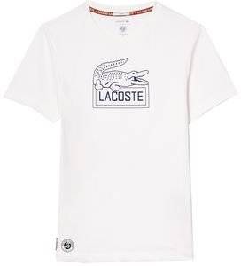 T-SHIRT LACOSTE ROLAND GARROS EDITION TH9068 001 ����� (L)