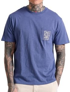 T-SHIRT FUNKY BUDDHA FBM009-066-04 INDIGO (L)