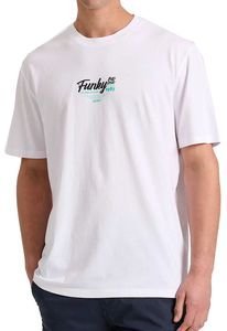 T-SHIRT FUNKY BUDDHA SURF PRINT FBM009-035-04 ΛΕΥΚΟ (L) T-SHIRT FUNKY BUDDHA SURF PRINT FBM009-035-04 ΛΕΥΚΟ (L)