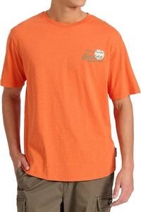 T-SHIRT FUNKY BUDDHA FBM009-039-04 SUN ORANGE (S)