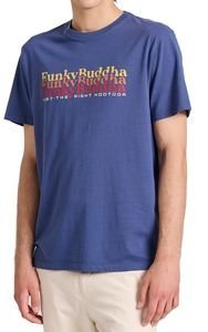 T-SHIRT FUNKY BUDDHA FBM009-044-04 INDIGO (XL)