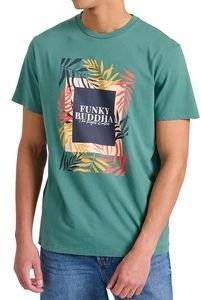 T-SHIRT FUNKY BUDDHA TROPICAL FRAME FBM009-068-04 ������� (XXL)