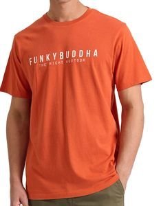 T-SHIRT FUNKY BUDDHA FBM009-010-04 PAPRIKA (S)