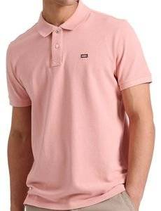 T-SHIRT POLO FUNKY BUDDHA FBM009-001-11 CORAL PINK (XXL)