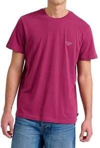 T-SHIRT FUNKY BUDDHA FBM009-001-04 LT AUBERGINE (M)