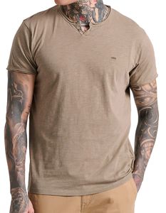 T-SHIRT FUNKY BUDDHA FBM009-004-04 CIGAR (M)