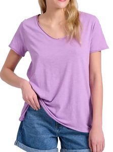 T-SHIRT FUNKY BUDDHA FBL009-100-04 HYACINTH (XS)