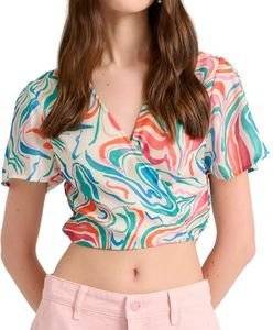 CROP TOP FUNKY BUDDHA FBL009-120-17 MULTI (L)