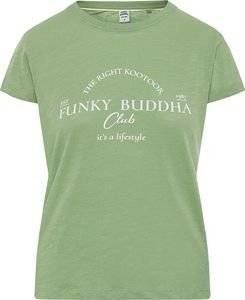 T-SHIRT FUNKY BUDDHA FBL009-162-04 MINERAL GREEN (L)