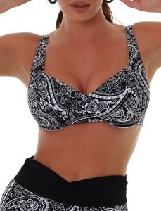 BIKINI TOP BLUEPOINT HIPPIE CHIC 24066011E 02 ΜΑΥΡΟ (M) BIKINI TOP BLUEPOINT HIPPIE CHIC 24066011E 02 ΜΑΥΡΟ (M)