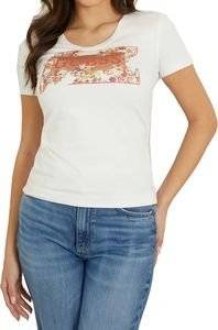 T-SHIRT GUESS LOGO FLOWERS W4GI23J1314 ���� (L)