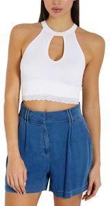 TOP GUESS LILA LACE SEAMLESS W4GZ24Z2ZN0 ΛΕΥΚΟ (S) TOP GUESS LILA LACE SEAMLESS W4GZ24Z2ZN0 ΛΕΥΚΟ (S)