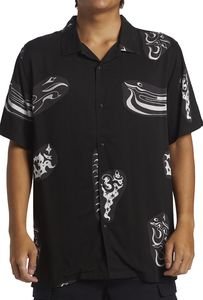  QUIKSILVER POOL PARTY CASUAL AQYWT03325 BLACK AOP BEST MIX SS (S)