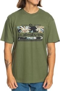 T-SHIRT QUIKSILVER TROPICAL RAINBOW EQYZT07679 FOUR LEAF CLOVER (XXL)