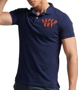 T-SHIRT POLO SUPERDRY APPLIQUE CLASSIC FIT M1110349A ADQ ������ ���� (M)