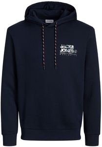 HOODIE JACK & JONES JJLUKE 12256821 ΣΚΟΥΡΟ ΜΠΛΕ (S) HOODIE JACK & JONES JJLUKE 12256821 ΣΚΟΥΡΟ ΜΠΛΕ (S)