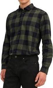 ΠΟΥΚΑΜΙΣΟ JACK & JONES JJEGINGHAM ΚΑΡΟ 12181602 ΛΑΔΙ (S) ΠΟΥΚΑΜΙΣΟ JACK & JONES JJEGINGHAM ΚΑΡΟ 12181602 ΛΑΔΙ (S)